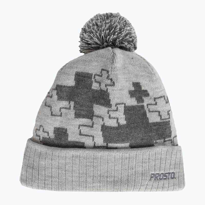 Czapka zimowa PROSTO Winter Snowmzy gray 5