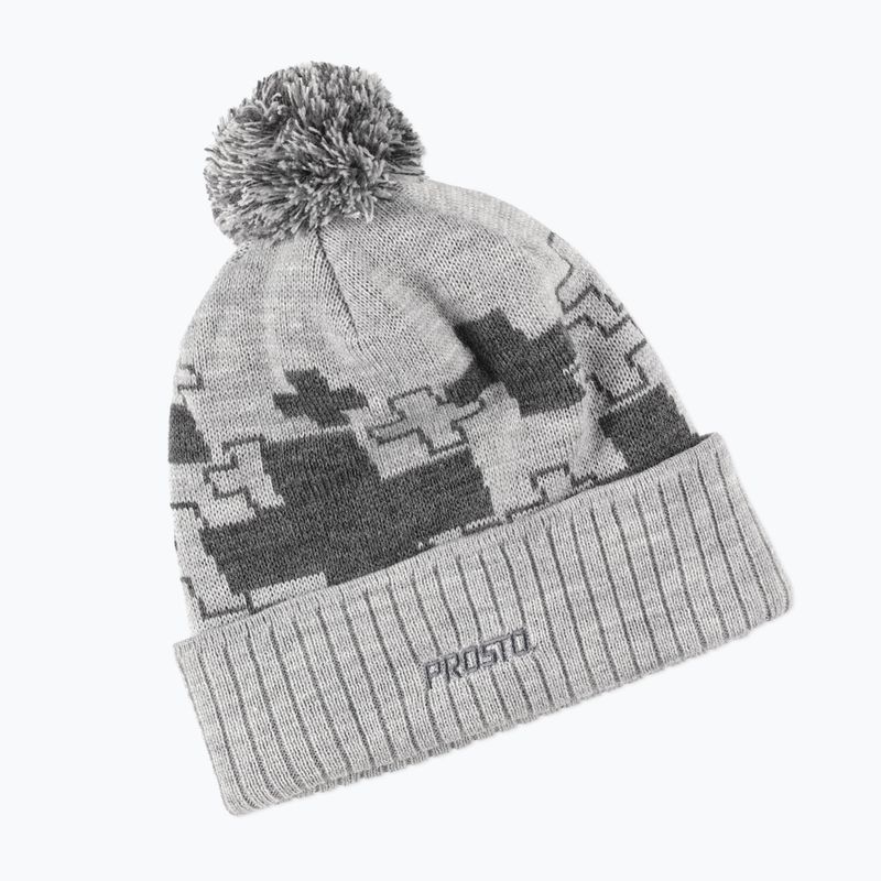 Czapka zimowa PROSTO Winter Snowmzy gray 6