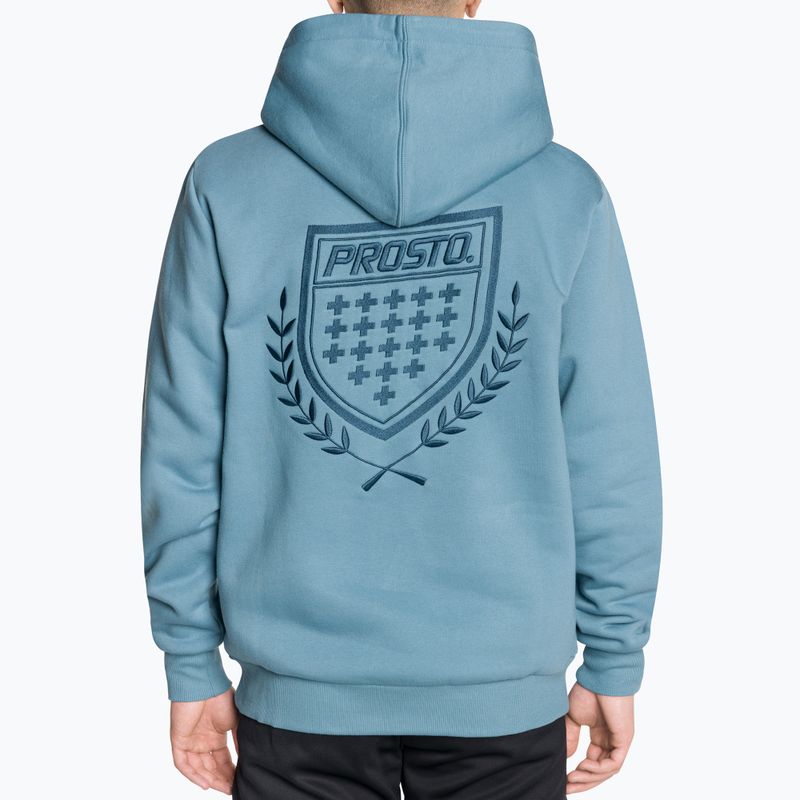 Bluza męska PROSTO Hoodie Pomet blue 2