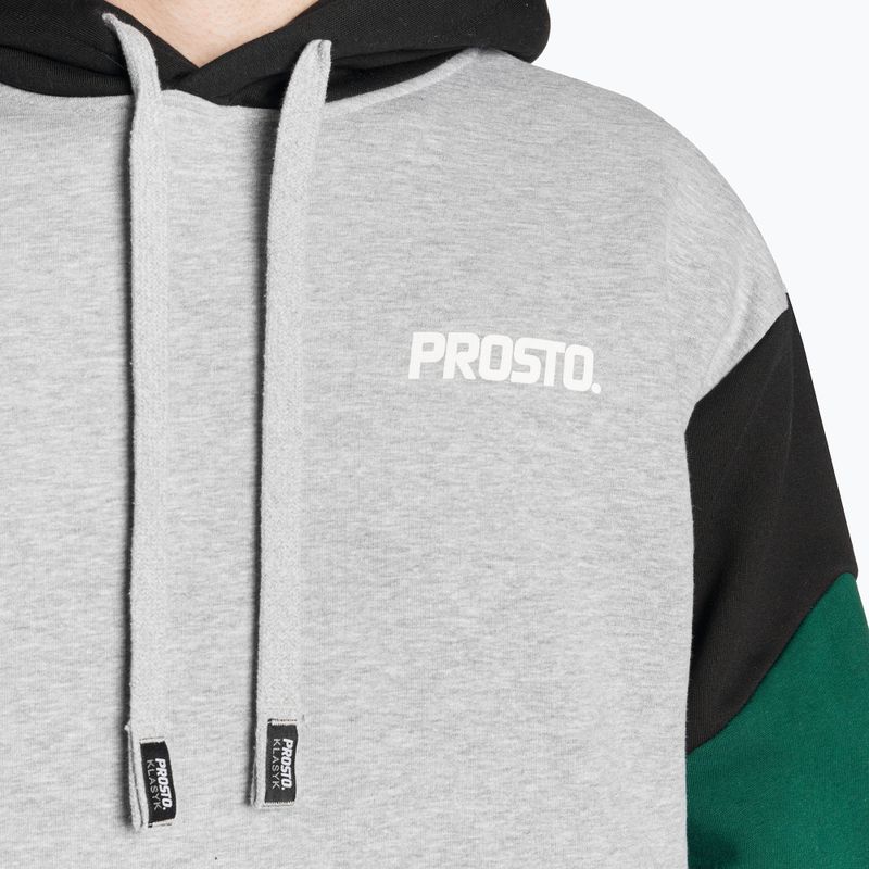 Bluza męska PROSTO Hoodie Haxle gray 3