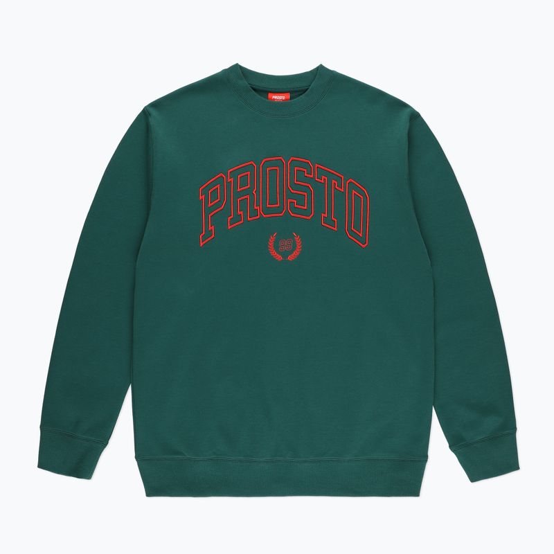 Bluza męska PROSTO Crewneck Varsity green