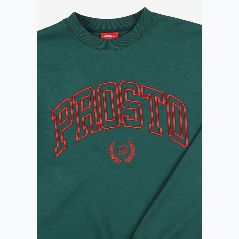 Bluza męska PROSTO Crewneck Varsity green 3