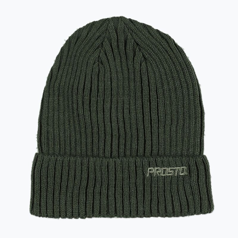 Czapka zimowa męska PROSTO Getz green