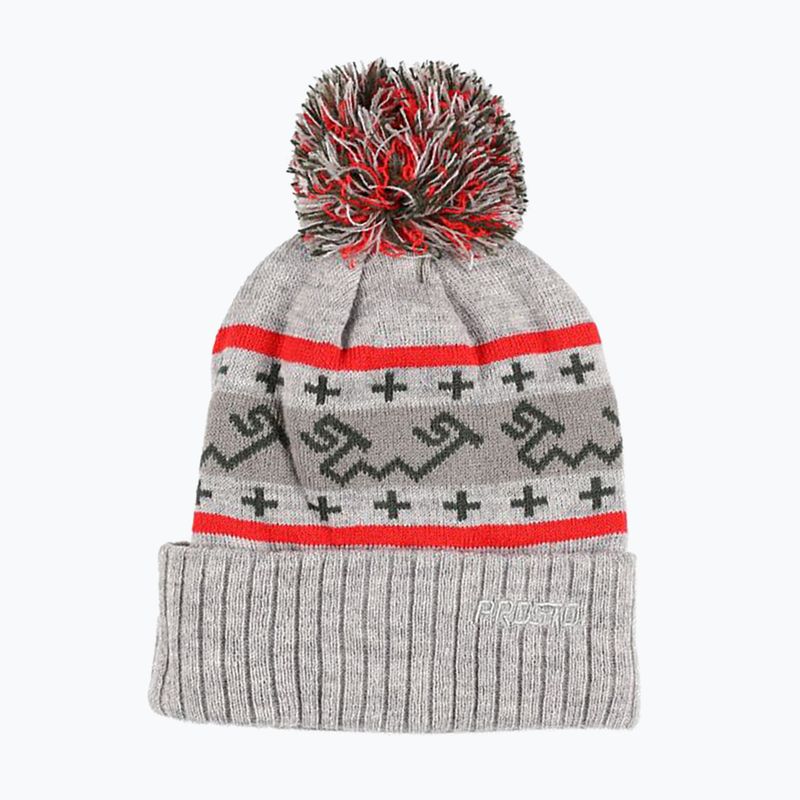 Czapka zimowa męska PROSTO Gilldo gray