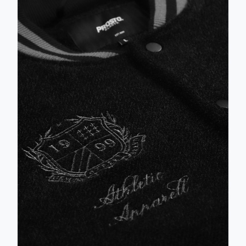 Kurtka męska PROSTO Varsity Bomber black 5