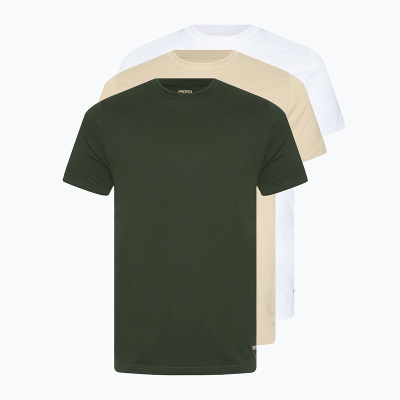 Koszulka męska PROSTO Basic 3Pack multicolor