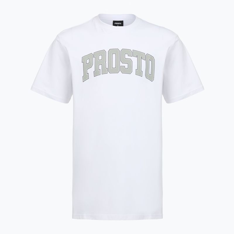 Koszulka męska PROSTO College white