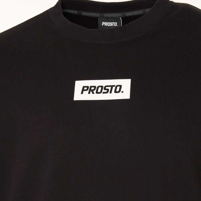 Bluza męska PROSTO Crewneck Box black 3