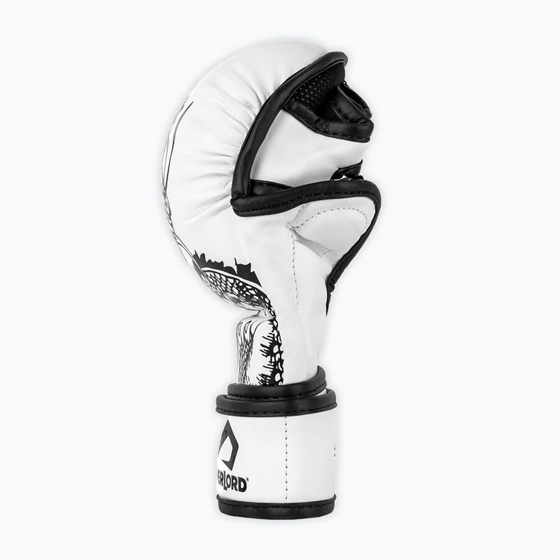 Rękawice grapplingowe Overlord MMA Legend biały 2