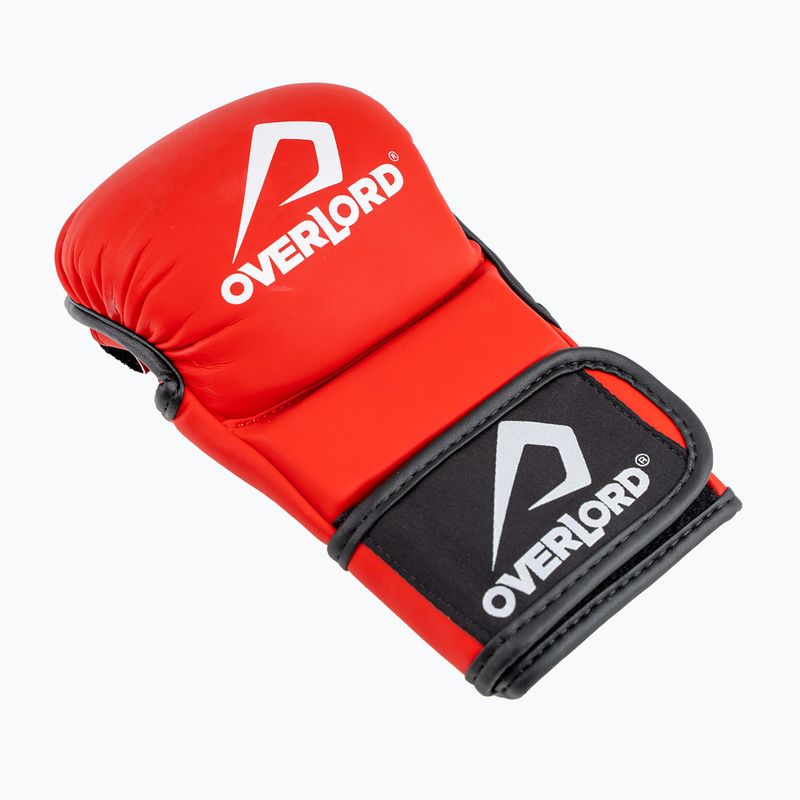 Rękawice grapplingowe Overlord MMA Tournament czerwony 2