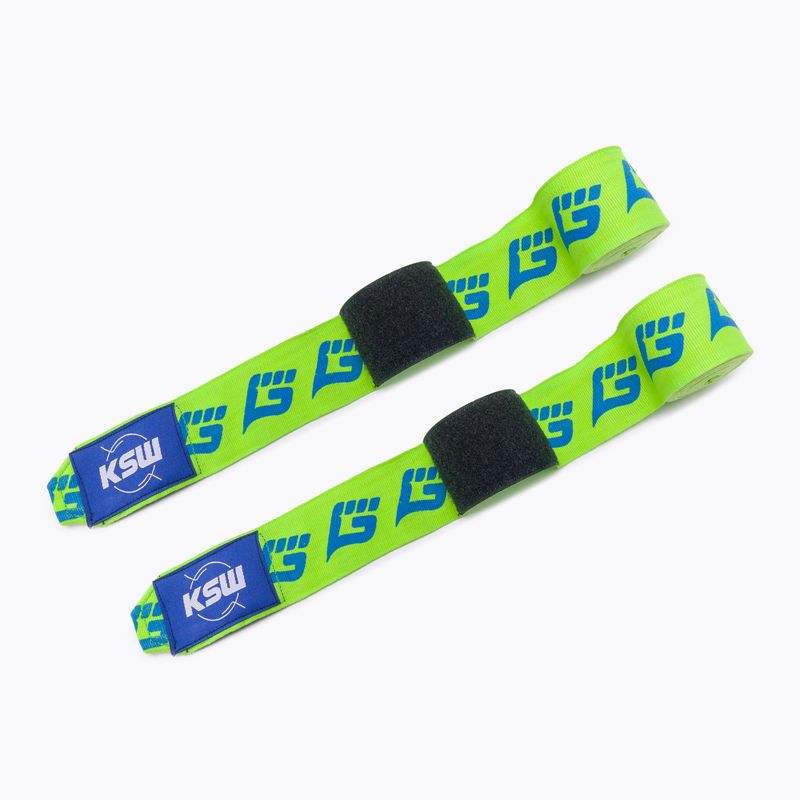 Bandaże bokserskie KSW 400 cm green 2