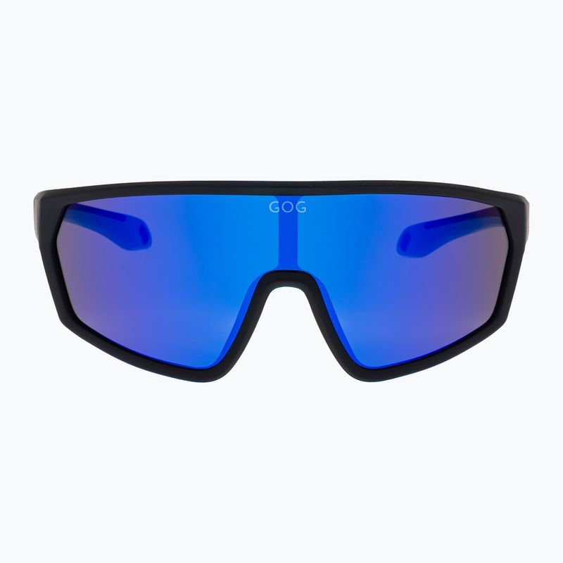 Okulary przeciwsłoneczne dziecięce GOG Flint matt black/blue/polychromatic blue 3