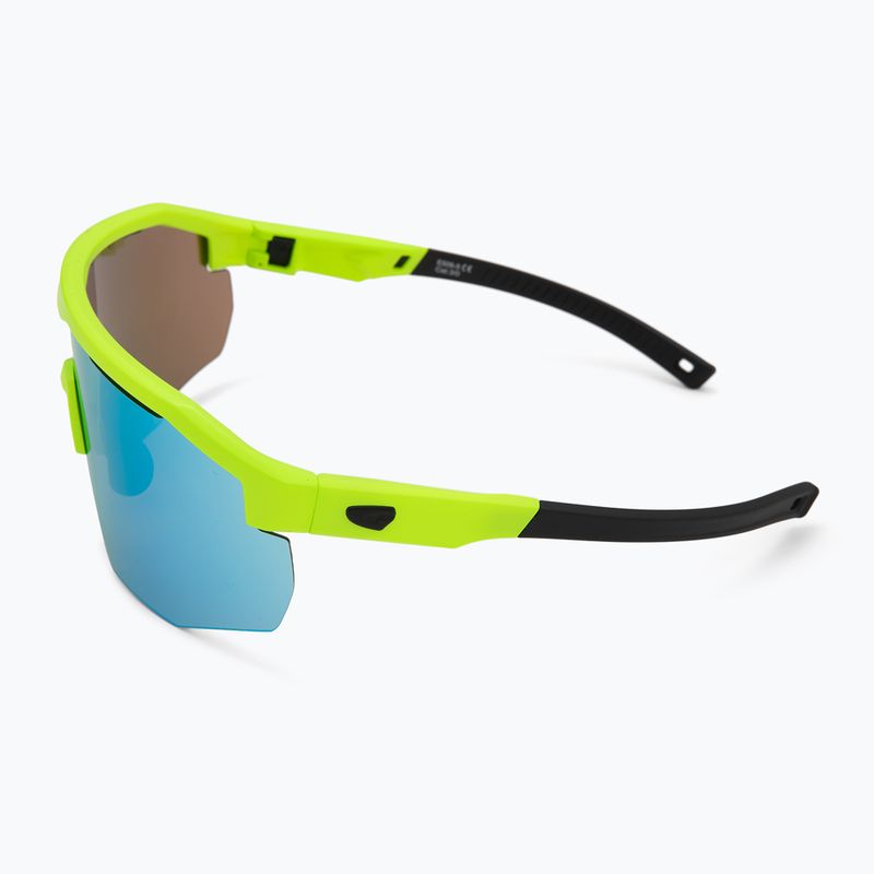Okulary przeciwsłoneczne GOG Argo matt neon green/black/reflex white/blue 5