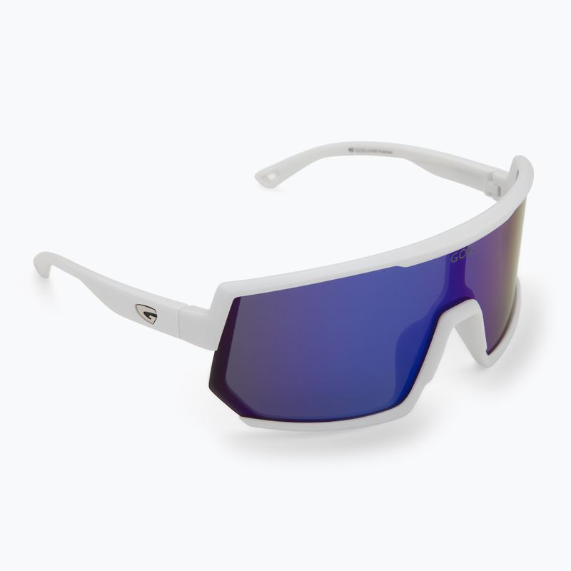 Okulary przeciwsłoneczne GOG Zeus matt white/reflex blue