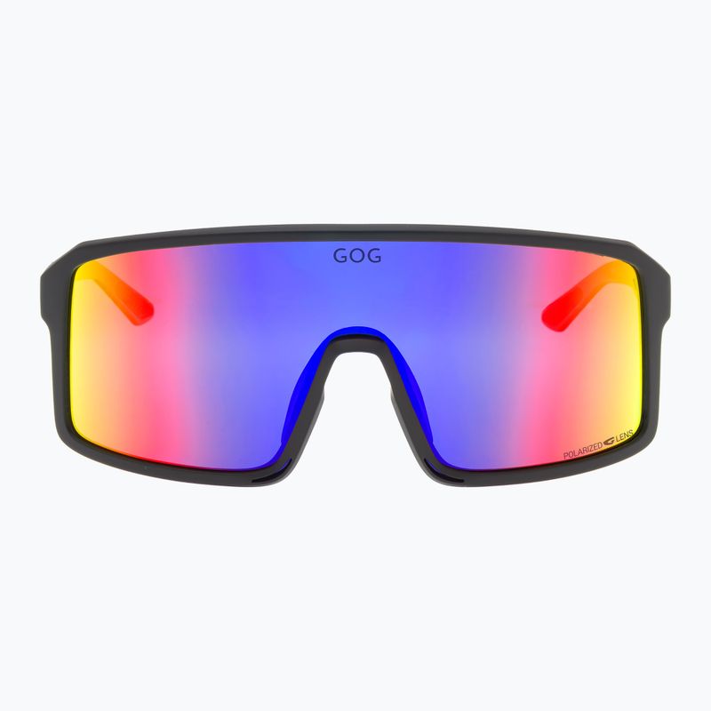 Okulary przeciwsłoneczne GOG Ragnarok matt black/red/reflex iridium/red 2