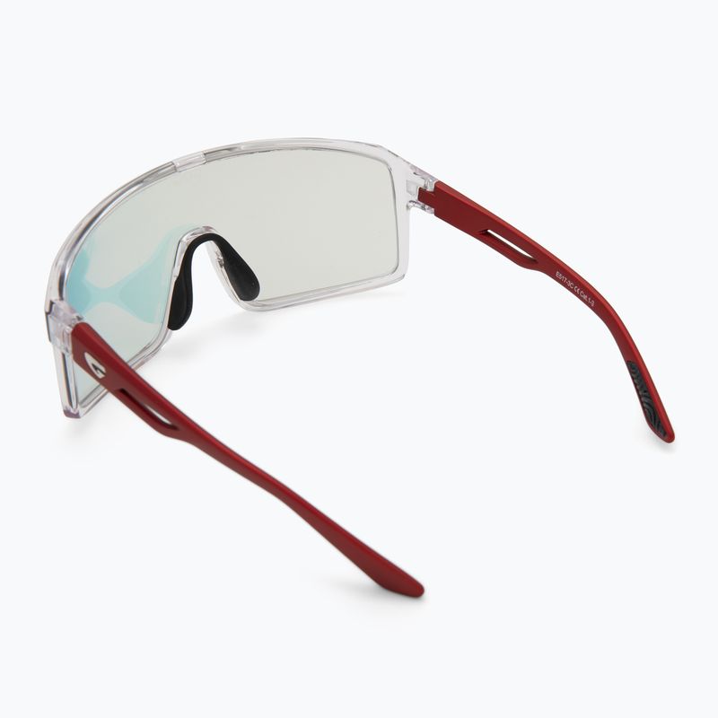 Okulary przeciwsłoneczne GOG Ragnarok cristal clear/matt metallic red/reflex red 2