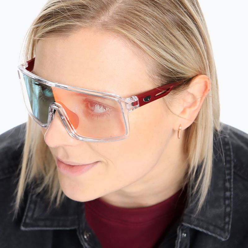 Okulary przeciwsłoneczne GOG Ragnarok cristal clear/matt metallic red/reflex red 7