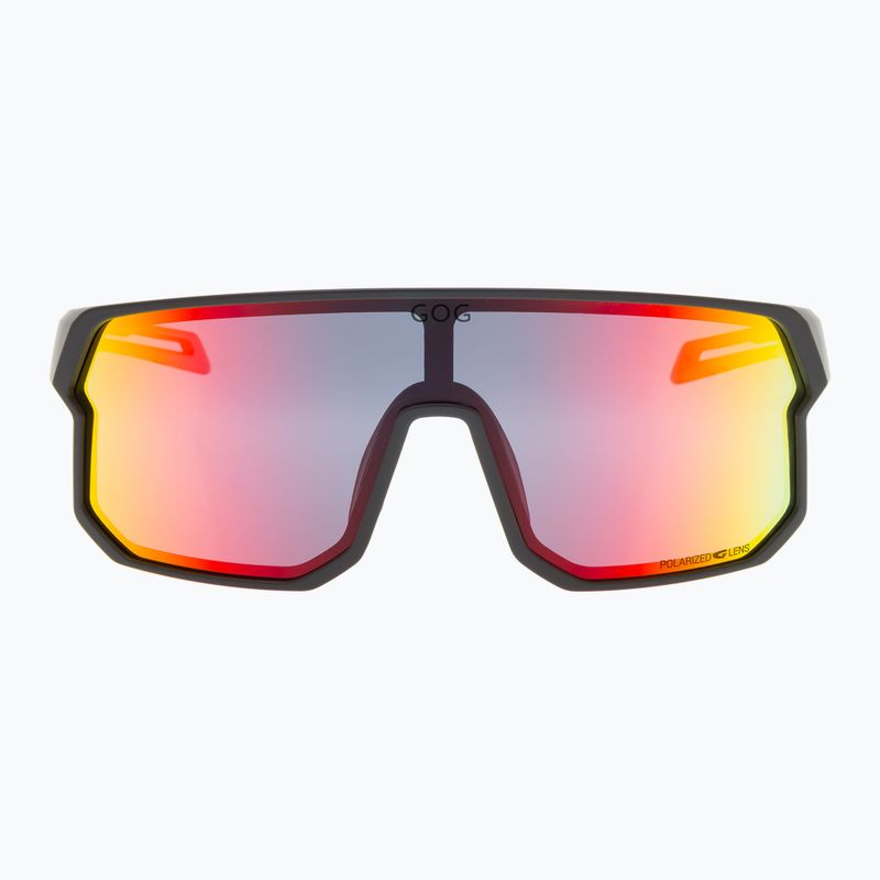 Okulary przeciwsłoneczne GOG Vidar matt black/reflex black/red 2