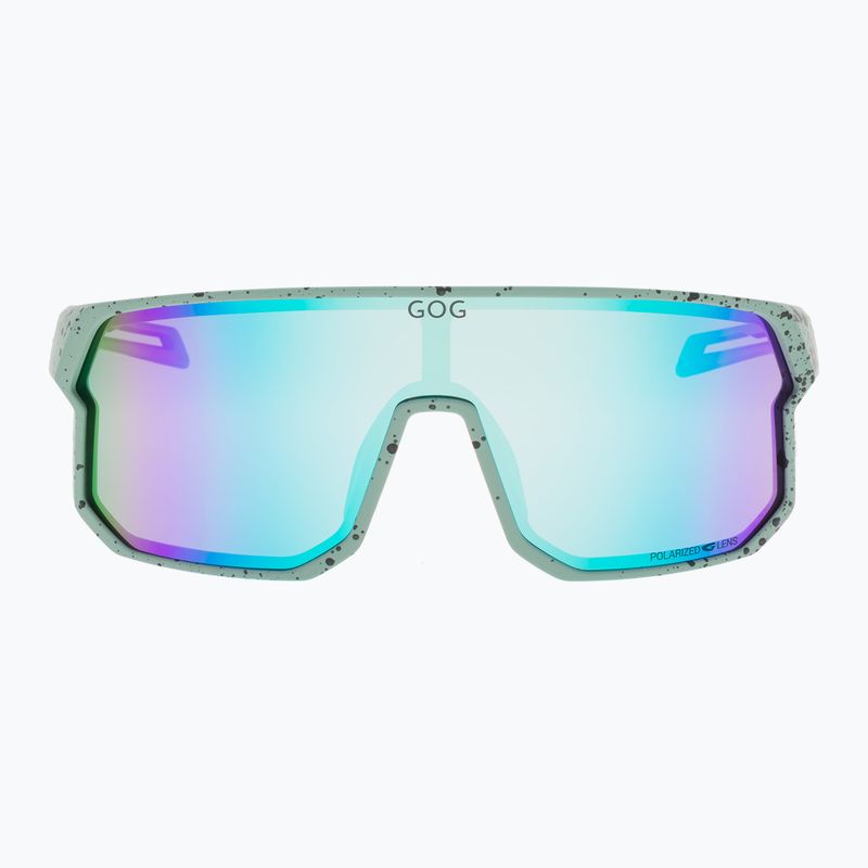 Okulary przeciwsłoneczne GOG Vidar matt green/black reflex white/blue 2