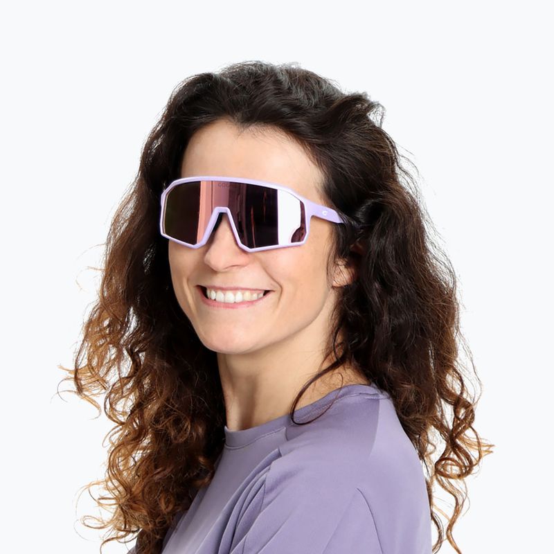 Okulary przeciwsłoneczne GOG Bingo matt violet/black/reflex pink 6