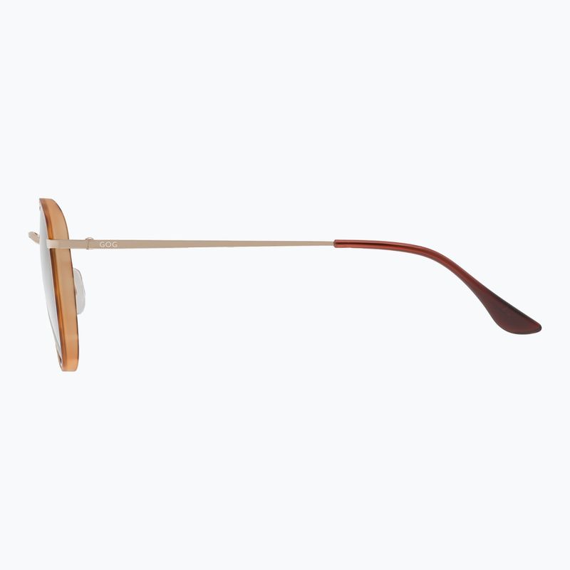 Okulary przeciwsłoneczne GOG Elektra matt brown demi/gold 3