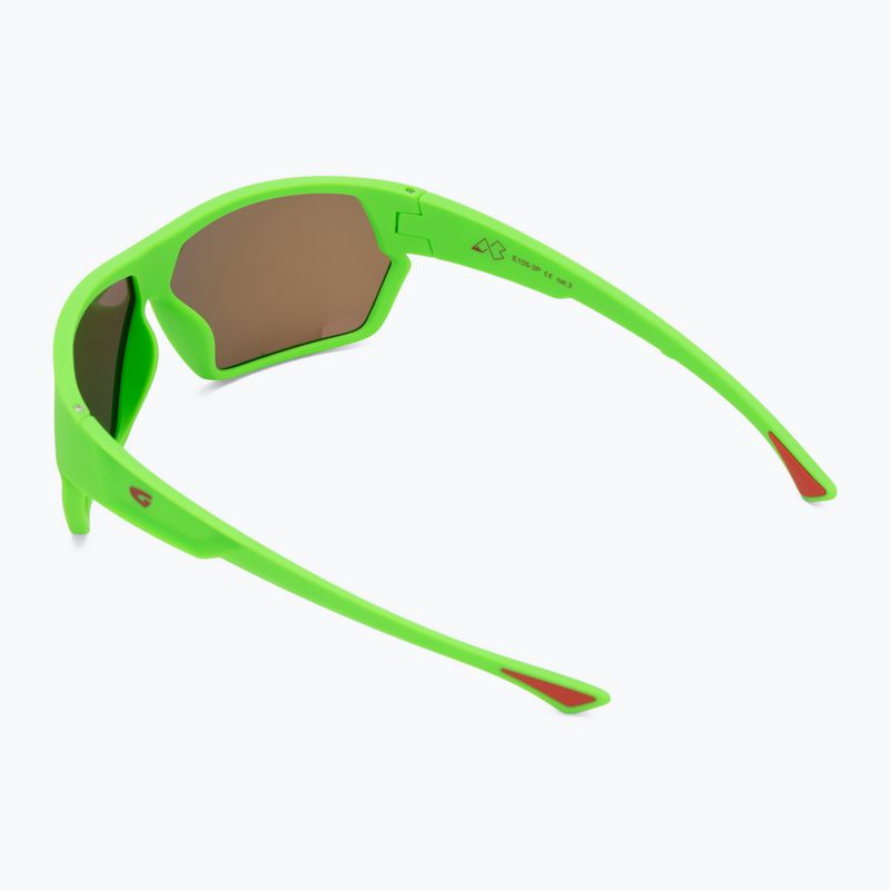 Okulary przeciwsłoneczne GOG Zonda matt neon green/red 2