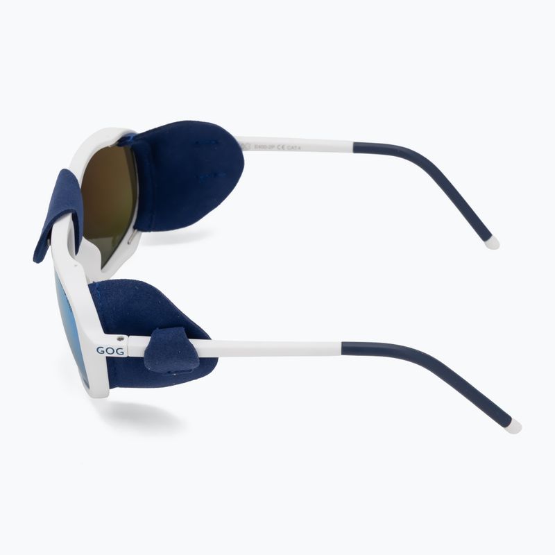 Okulary przeciwsłoneczne GOG Everest matt white/navy blue 4