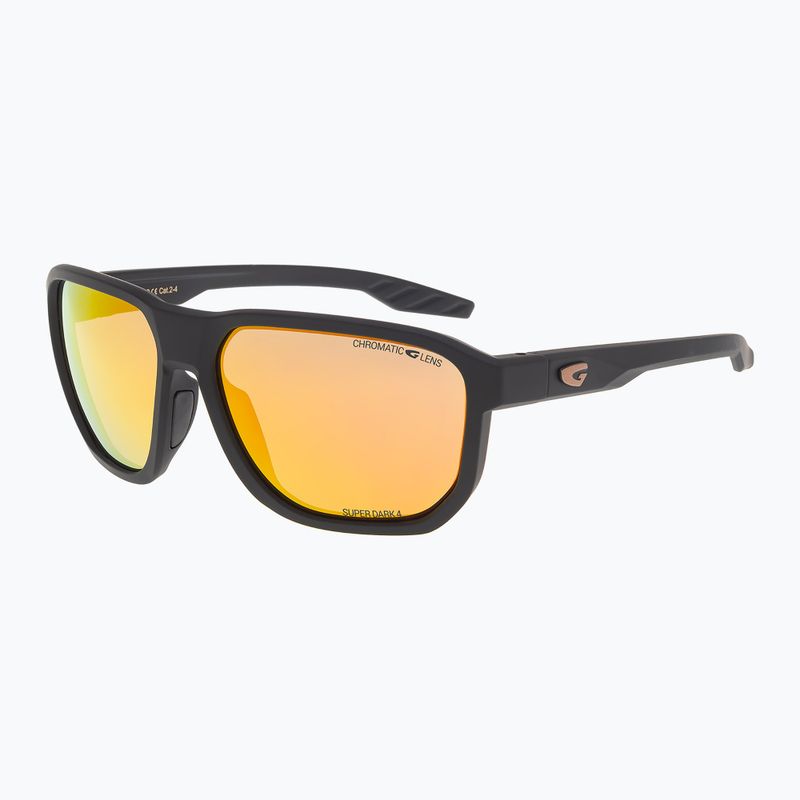 Okulary przeciwsłoneczne GOG Pamir matt metallic black/black/reflex gold 3