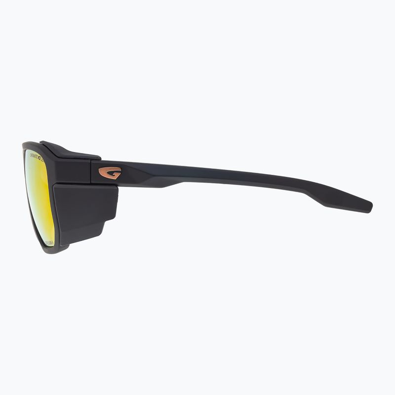 Okulary przeciwsłoneczne GOG Pamir matt metallic black/black/reflex gold 5