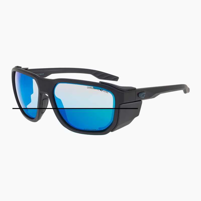 Okulary przeciwsłoneczne GOG Pamir matt metallic black/black/reflex white blue 2