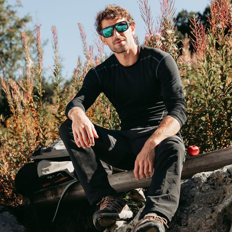 Okulary przeciwsłoneczne GOG Pamir matt metallic black/black/reflex white blue 7