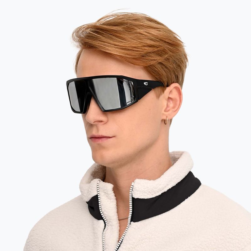 Okulary przeciwsłoneczne GOG Lhotse S4 matt black/reflex silver 9