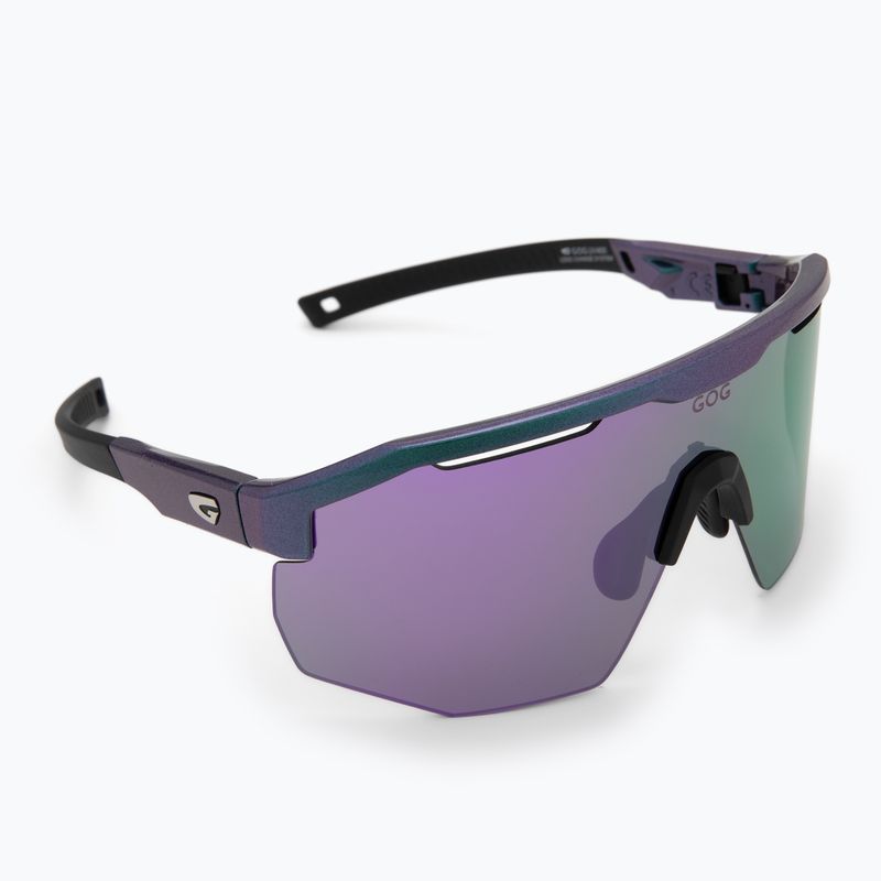 Okulary przeciwsłoneczne GOG Argo metallic purple/green reflex purple 2