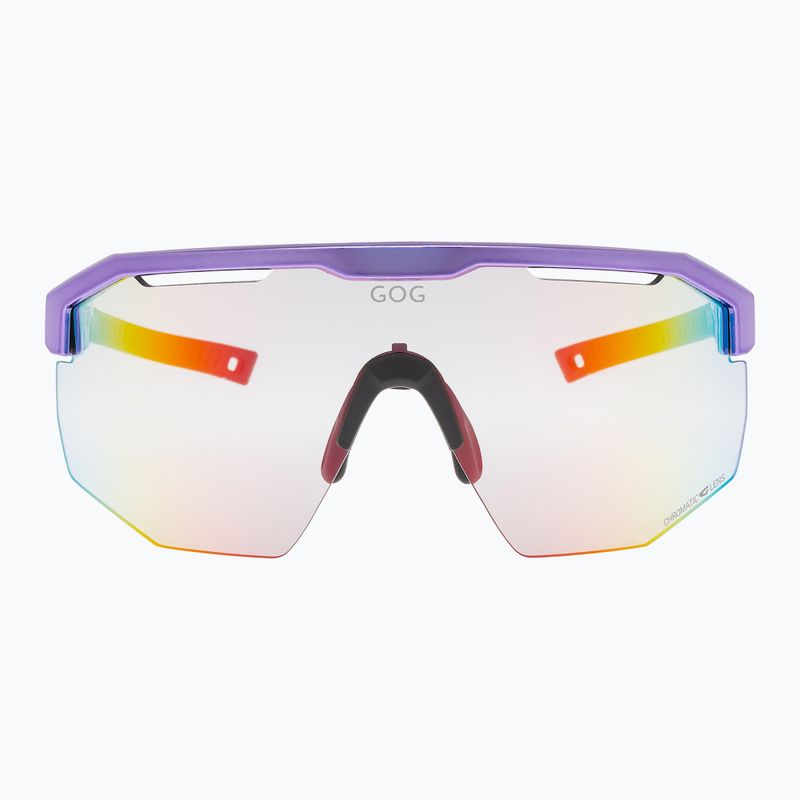 Okulary przeciwsłoneczne GOG Argo C metallic purple/black reflex red 2