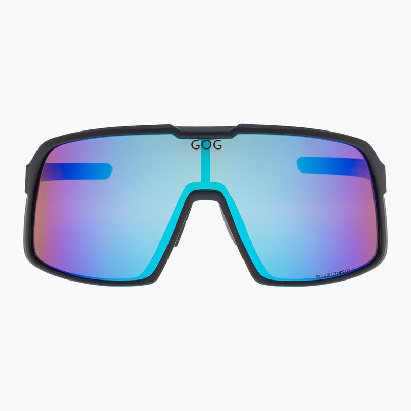 Okulary przeciwsłoneczne GOG Kari matt black/reflex white/blue 2