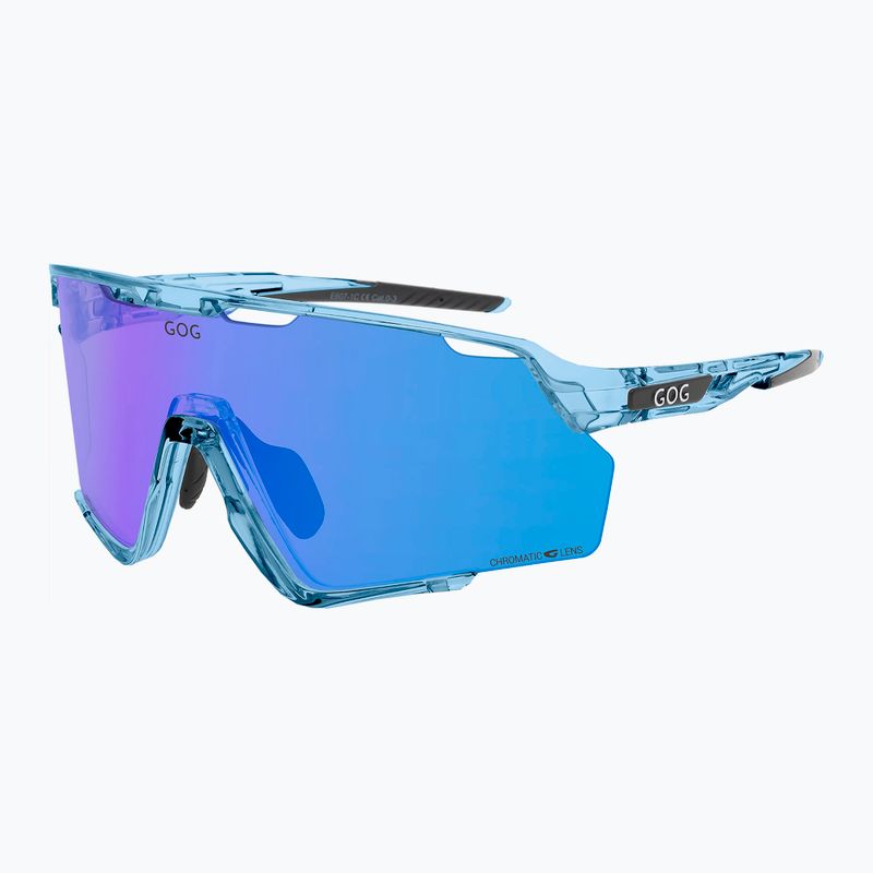 Okulary przeciwsłoneczne GOG Prometheus photochromic blue/black reflex blue 3