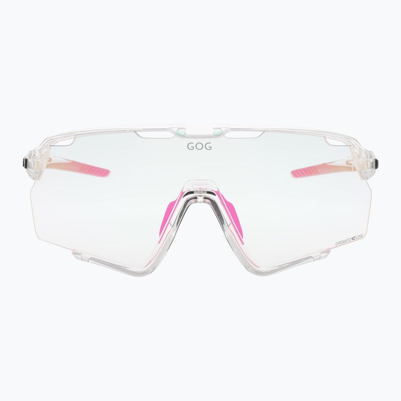 Okulary przeciwsłoneczne GOG Prometheus photochromic pink/black reflex pink 3