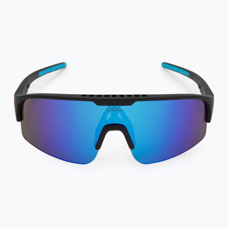 Okulary przeciwsłoneczne dziecięce GOG Petra matt black/blue reflex blue 3
