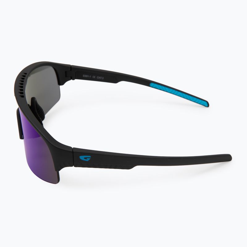Okulary przeciwsłoneczne dziecięce GOG Petra matt black/blue reflex blue 4
