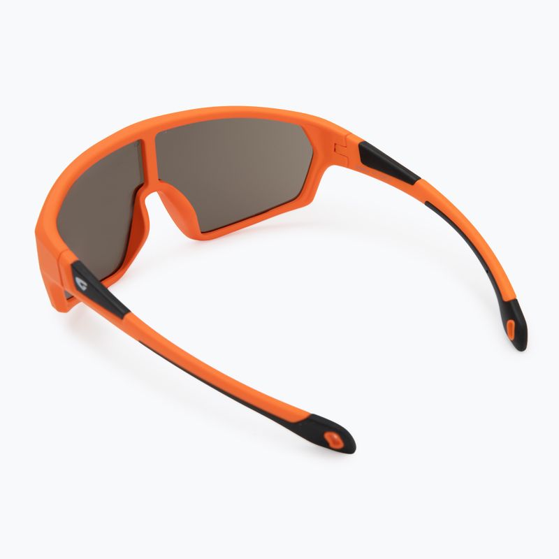 Okulary przeciwsłoneczne dziecięce GOG Flint matt neon orange/black reflex silver 2
