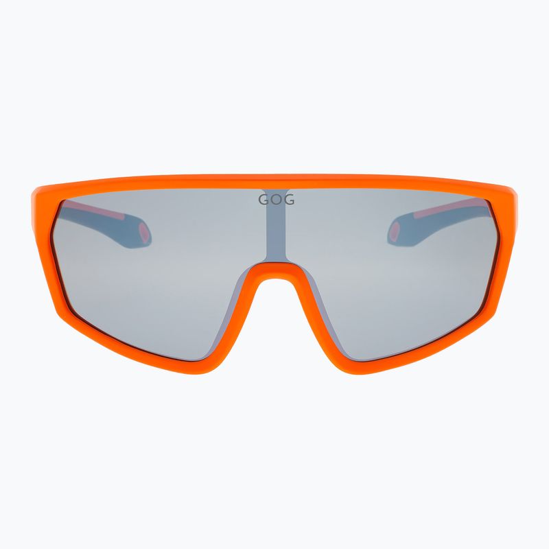 Okulary przeciwsłoneczne dziecięce GOG Flint matt neon orange/black reflex silver 2