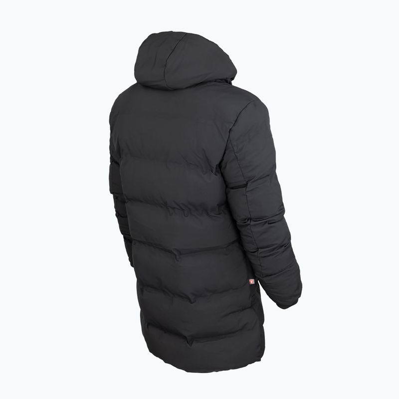 Płaszcz ocieplany męski BERGSON Snow Leopard Primaloft black 2