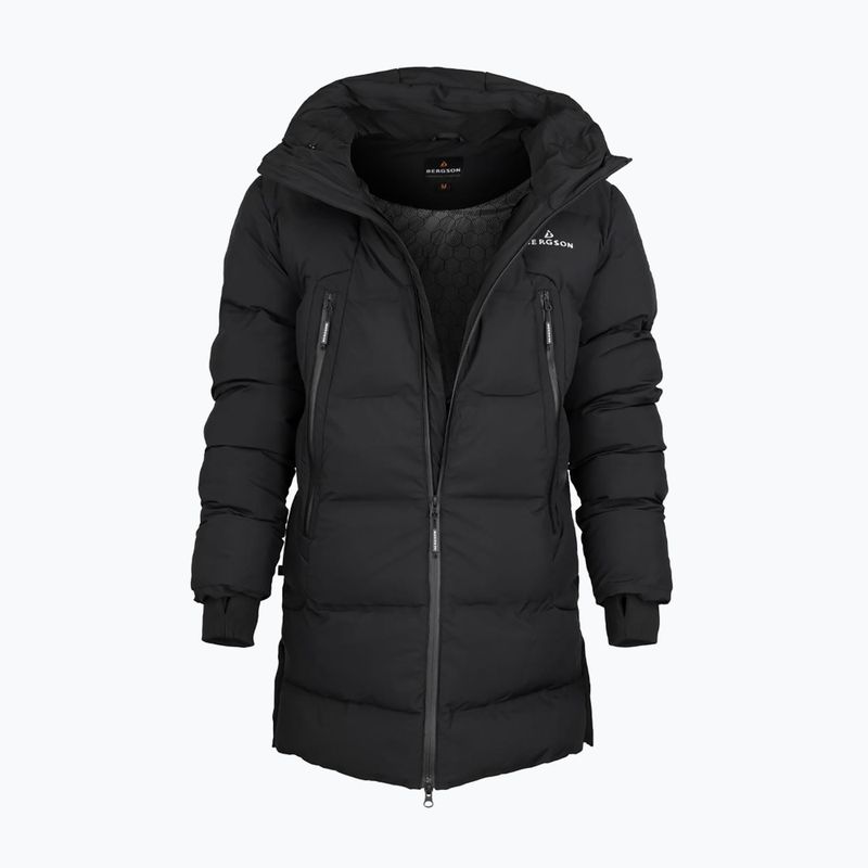 Płaszcz ocieplany męski BERGSON Snow Leopard Primaloft black 5