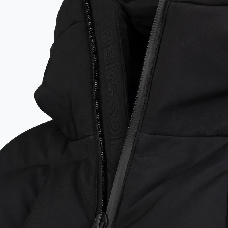 Płaszcz ocieplany męski BERGSON Snow Leopard Primaloft black 6