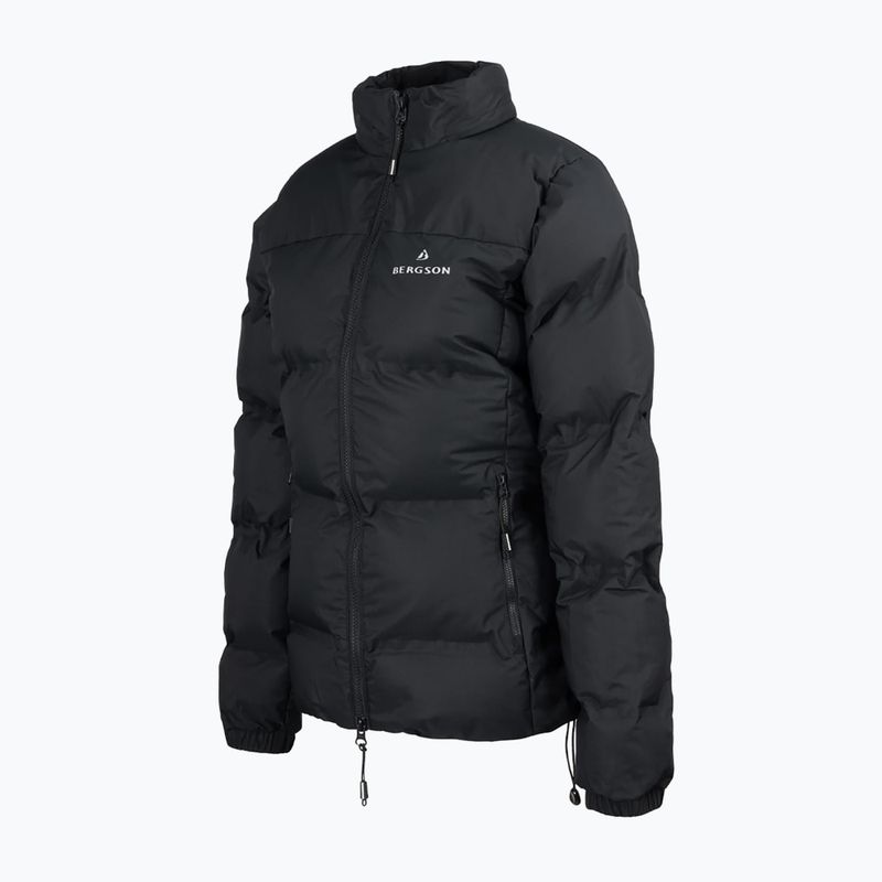 Kurtka ocieplana damska BERGSON Snowy Wolf Micro-Therm black 3