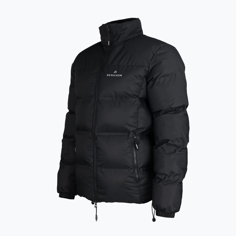 Kurtka ocieplana męska BERGSON Snowy Wolf Micro-Therm black 3