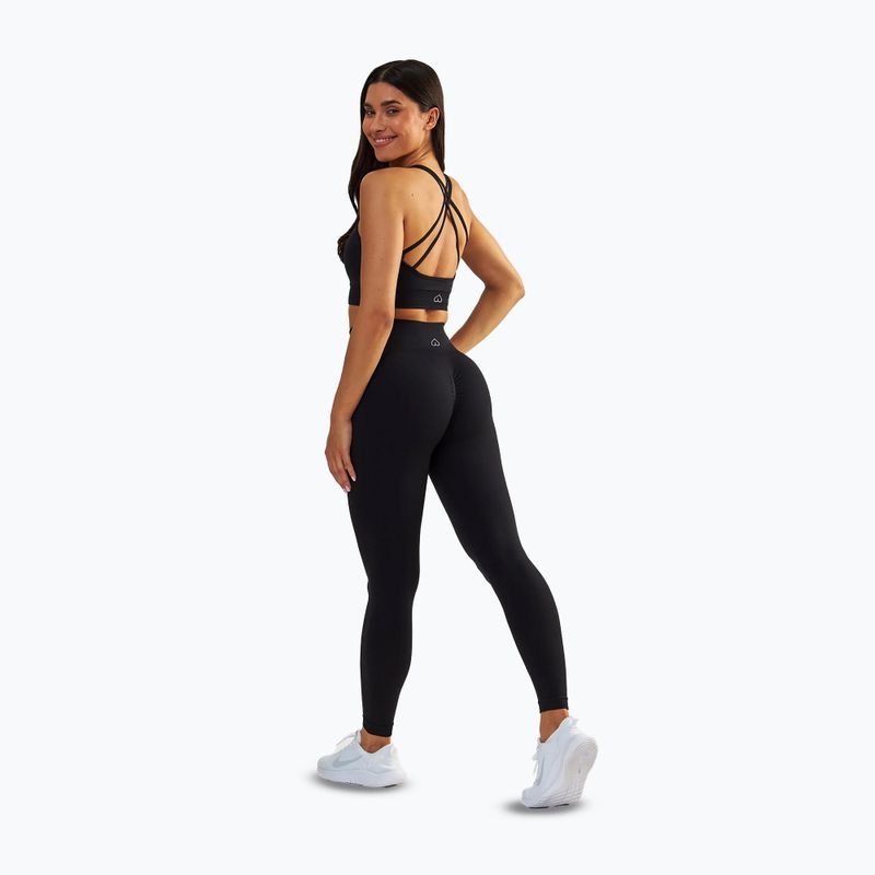 Legginsy treningowe damskie BeShaped Gym Queen black 3