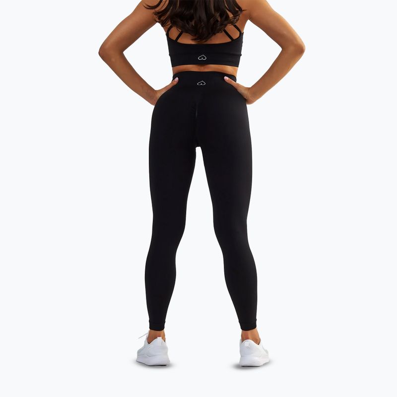 Legginsy treningowe damskie BeShaped Gym Queen black 4
