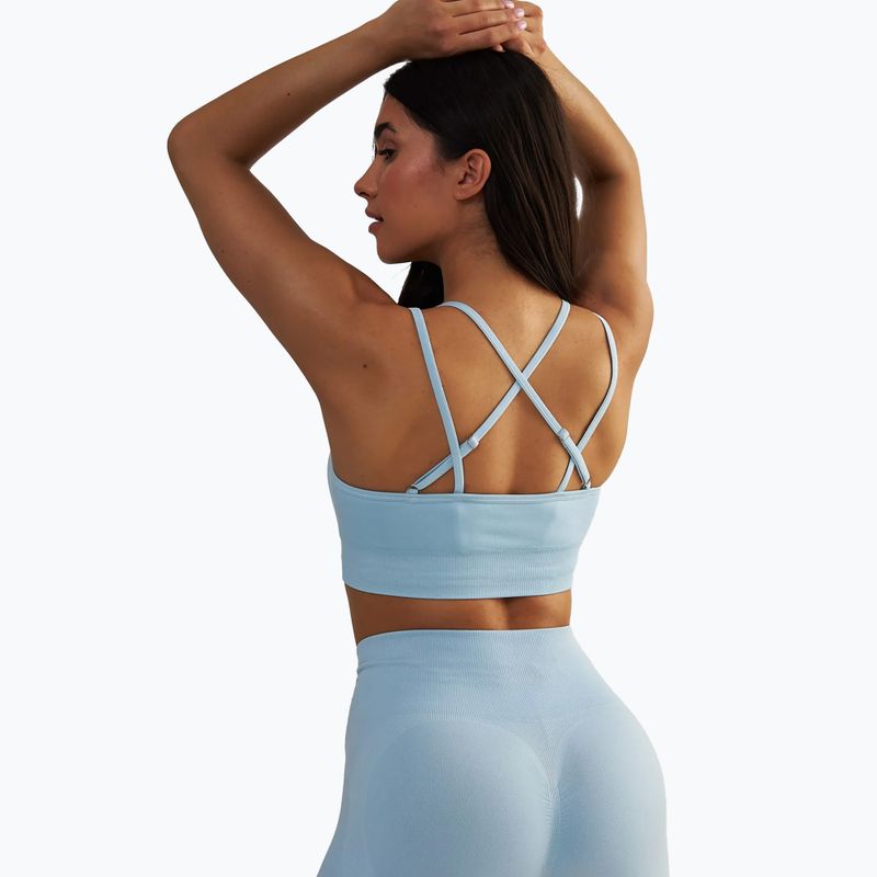 Top treningowy damski BeShaped Shape Up light blue 5