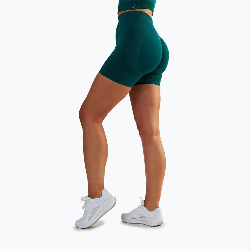 Spodenki treningowe damskie BeShaped Power Up! dark green 4